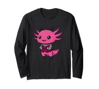 Kawaii Pink Gothic Axolotl Cute Halloween Long Sleeve T-Shirt