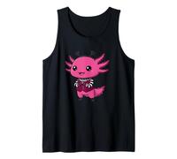 Kawaii Pink Gothic Axolotl Cute Halloween Tank Top