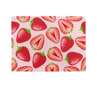 Kawaii Pink Strawberry Print,500 Pieces Puzzles for Adults-Wooden Jigsaw Puzzle for Adults Elderly