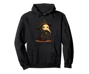 Kawaii Plague Doctor Cute Goth Plague Doctor Pullover Hoodie