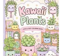 Kawaii Plants - Step into a world of adorable plants, cozy garden rooms. Bold and easy.: Perfect for teens, adults, and anyone who loves kawaii art, ... designs that are both relaxing and fun.