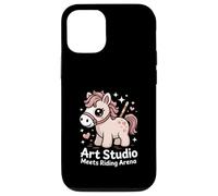 Kawaii Pony Art Studio Meets Riding Arena Horse Case for iPhone 12/12 Pro