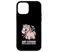 Kawaii Pony Art Studio Meets Riding Arena Horse Case for iPhone 12 mini
