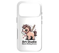 Kawaii Pony Art Studio Meets Riding Arena Horse Case for iPhone 17 Pro