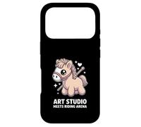 Kawaii Pony Art Studio Meets Riding Arena Horse Case for iPhone 17 Pro