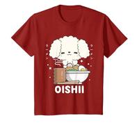 Kawaii Poodle Eats Japanese Ramen Noodles Kawaii Aesthetic T-Shirt