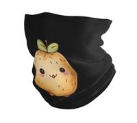 Kawaii Potato Unisex Headscarf Quick Drying Neck Gaiter Durable Neck Warmer For Camping Sports Football