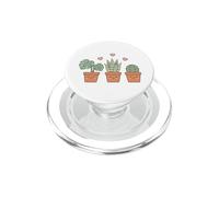 Kawaii Potted Plants Monstera Cactus Cute PopSockets PopGrip for MagSafe