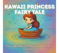 Kawaii Princess Fairy Tale : Cute and Magical Princess Adventures to Coloring Book