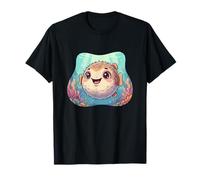 Kawaii Pufferfish Underwater Cute Ocean Coral Reef T-Shirt
