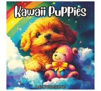Kawaii Puppies Simple and Fun Coloring Book for Boys and Girls: Adorable Dog Designs for Kids Ages 4-8 - Easy Puppy Coloring Pages to Spark Creativity