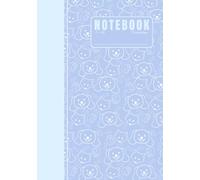 Kawaii Puppy Composition Notebook: Lined pages, 7 x 10 inches, Paperback Pastel Blue Cute Dog aesthetic, School Supplies for Back to School Students, Colleges & Teachers, All Ages