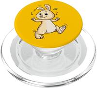 Kawaii Rabbit Dancing Music PopSockets PopGrip for MagSafe