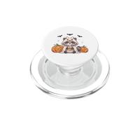 Kawaii Raccoon Ghost Pumpkin Spice Halloween Fall PopSockets PopGrip for MagSafe