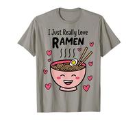 Kawaii Ramen Noodles Lover Cute Bowl Funny Food Pun Tee T-Shirt