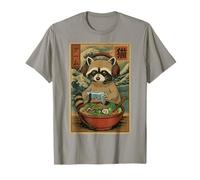 Kawaii Ramen Raccoon Anime Lover Noodles with Gamepad T-Shirt