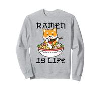 Kawaii Ramen Shiba Inu Dog Anime Japanese Noodles Sweatshirt