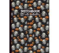 Kawaii Reaper Hardcover Sketchbook: A Large Gothic Art Journal for Drawing and Doodling - Big 8.25" x 11" Unlined Artist's Notebook with Blank Pages