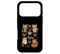 Kawaii Red Panda Halloween Skeleton Mummy Witch Case for iPhone 17 Pro