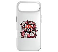 Kawaii Red Panda Japanese Cherry Blossoms Sakura Flower Art Case for iPhone Air