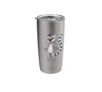 Kawaii Ring-Tailed Lemur Stainless Steel Insulated Tumbler