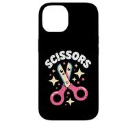 Kawaii Rock Scissors Scissors Scissors Cute Bow Face Case for iPhone 14