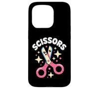 Kawaii Rock Scissors Scissors Scissors Cute Bow Face Case for iPhone 15 Pro
