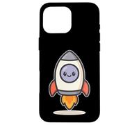 Kawaii Rocket Space Cartoon Case for iPhone 16 Pro Max