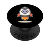 Kawaii Rocket Space Cartoon PopSockets Adhesive PopGrip