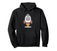 Kawaii Rocket Space Cartoon Pullover Hoodie