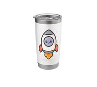 Kawaii Rocket Space Cartoon Stainless Steel Insulated Tumbler