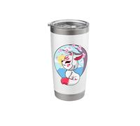 Kawaii Sakura Cherry Blossom Mask Kitsune 9 Tailed Lover Stainless Steel Insulated Tumbler