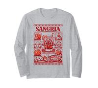 Kawaii Sangria Summer Drink Fun Long Sleeve T-Shirt