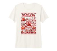 Kawaii Sangria Summer Drink Fun Premium T-Shirt