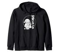 Kawaii Santa - Chibi Style Christmas Zip Hoodie