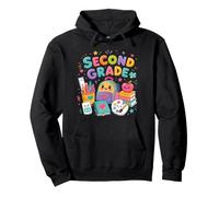 Kawaii Second Grade Back to School 2nd Grade Teachers Girls Pullover Hoodie