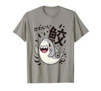 Kawaii Shark Shirt Women Men Gift Funny Japanese Manga Anime T-Shirt