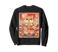 Kawaii Shiba Inu Ramen Valentine Couples Anime Sweatshirt