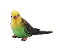 Kawaii Simulation Forest Parrot Figures Miniature Animal Model Landscape Ornament Bird Figurine Garden Bonsai Dollhouse Decorations Craft Toys Gift,GreenDurability