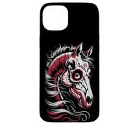Kawaii Skeleton HORSE Riding Horseback Mom Rider Day of Dead Case for iPhone 15 Plus
