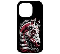 Kawaii Skeleton HORSE Riding Horseback Mom Rider Day of Dead Case for iPhone 15 Pro