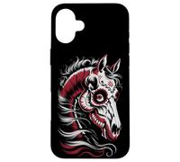 Kawaii Skeleton HORSE Riding Horseback Mom Rider Day of Dead Case for iPhone 16 Plus