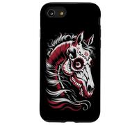 Kawaii Skeleton HORSE Riding Horseback Mom Rider Day of Dead Case for iPhone SE (2020) / 7/8