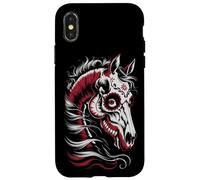 Kawaii Skeleton HORSE Riding Horseback Mom Rider Day of Dead Case for iPhone X/XS
