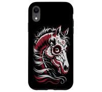 Kawaii Skeleton HORSE Riding Horseback Mom Rider Day of Dead Case for iPhone XR
