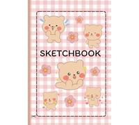 kawaii sketchbook blank pages for Artists and Students - White Paper for Drawing, Sketching, and Doodling: Notebook for Drawing, 6x9, great for Girls
