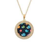 Kawaii Snails Diamond Necklace for Women Cute Alloy Pendants Necklace Jewelry Gift