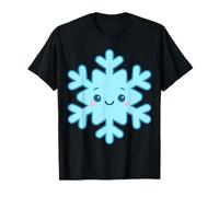 Kawaii Snowflake Winter Holiday Character T-Shirt
