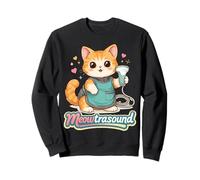 Kawaii Sonographer Ultrasound Tech Meowtrasound Cat Lover Sweatshirt