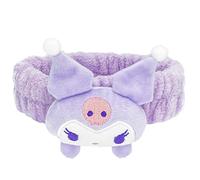 Kawaii Spa Headband for Washing Face, Cute Purple for Make Up, Washing, Party, Soft for Woman Girls